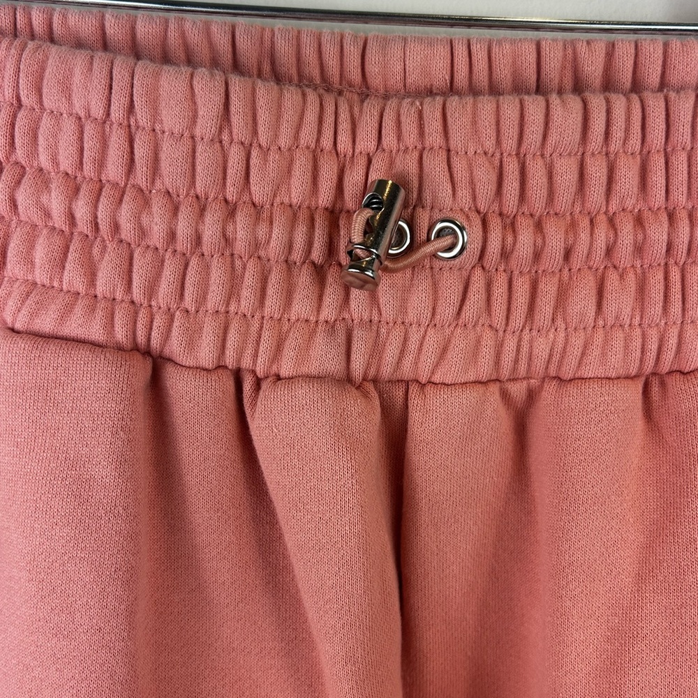 For Love & Lemons M peachy Pink Josie Sweatpants High Rise Gym Sweat Pants - Picture 14 of 14